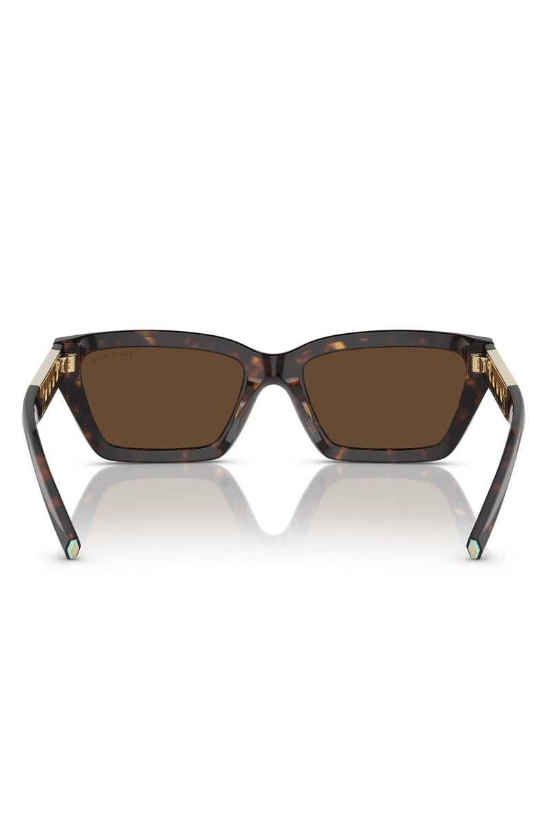 تيفاني نظارة شمسية مستطيلة للجنسين - Tf 4213 - مقاس العدسة: 54 مم - هافانا - Image 4